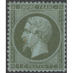 Empire dentelé timbre de France N°19 neuf (*).