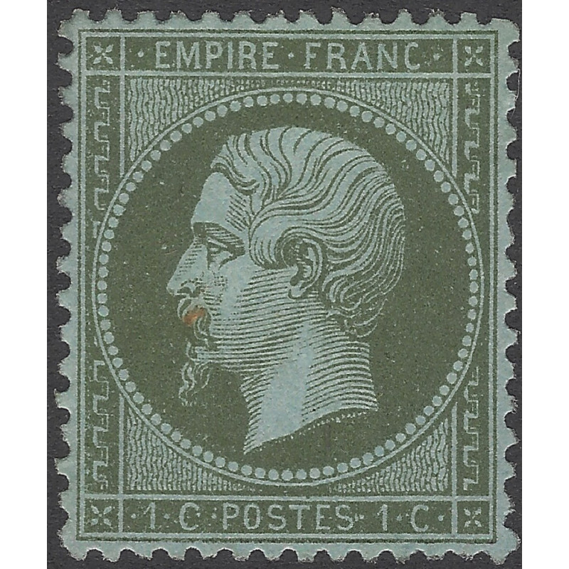 Empire dentelé timbre de France N°19 neuf (*).