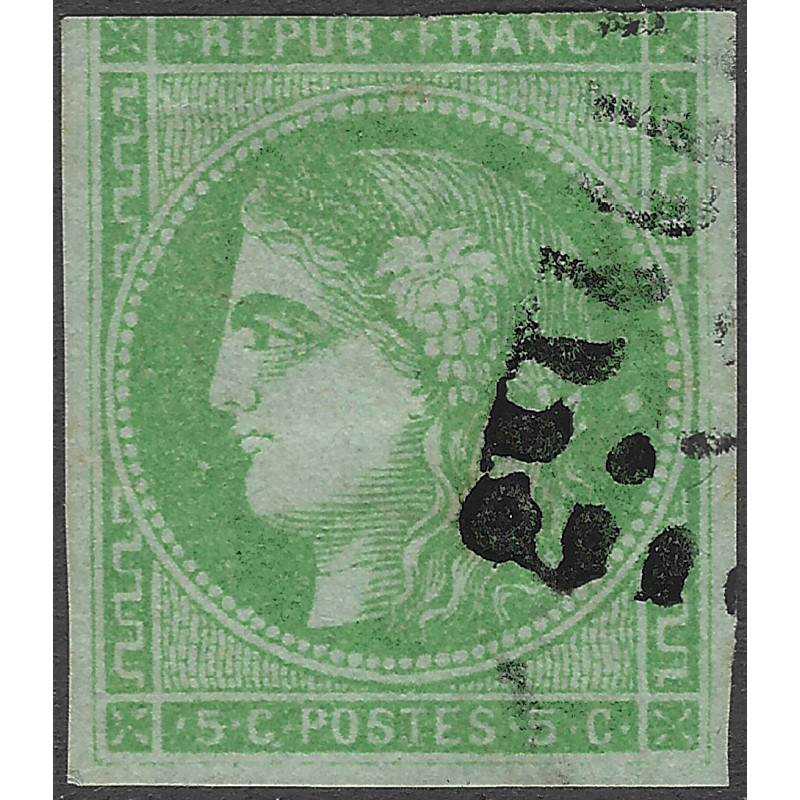 Bordeaux timbre de France N°42B oblitéré.