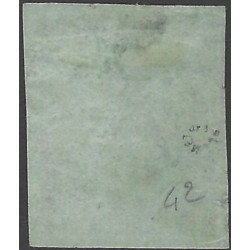 Bordeaux timbre de France N°42Bg vert oblitéré.
