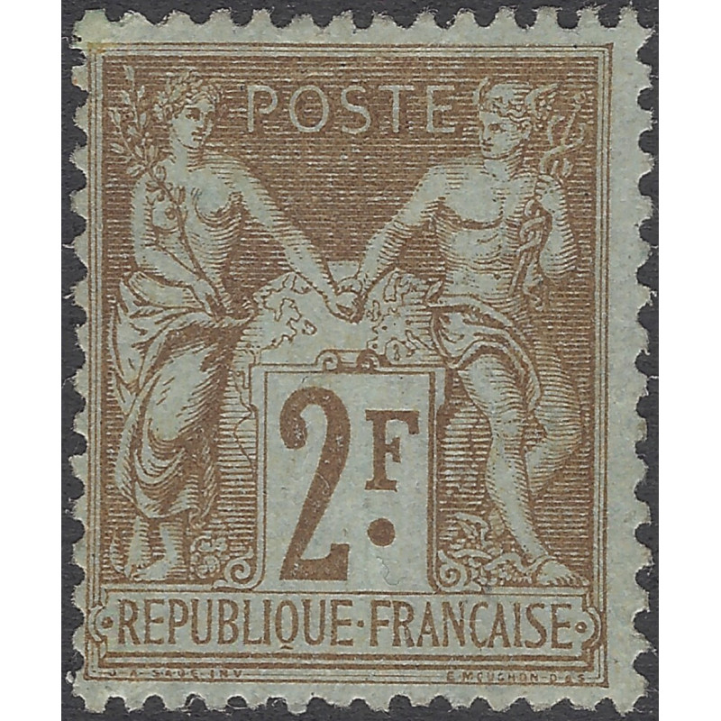 Sage timbre de France N°105 neuf (*).