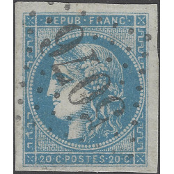 Bordeaux timbre de France N°45C oblitéré GC 5076.