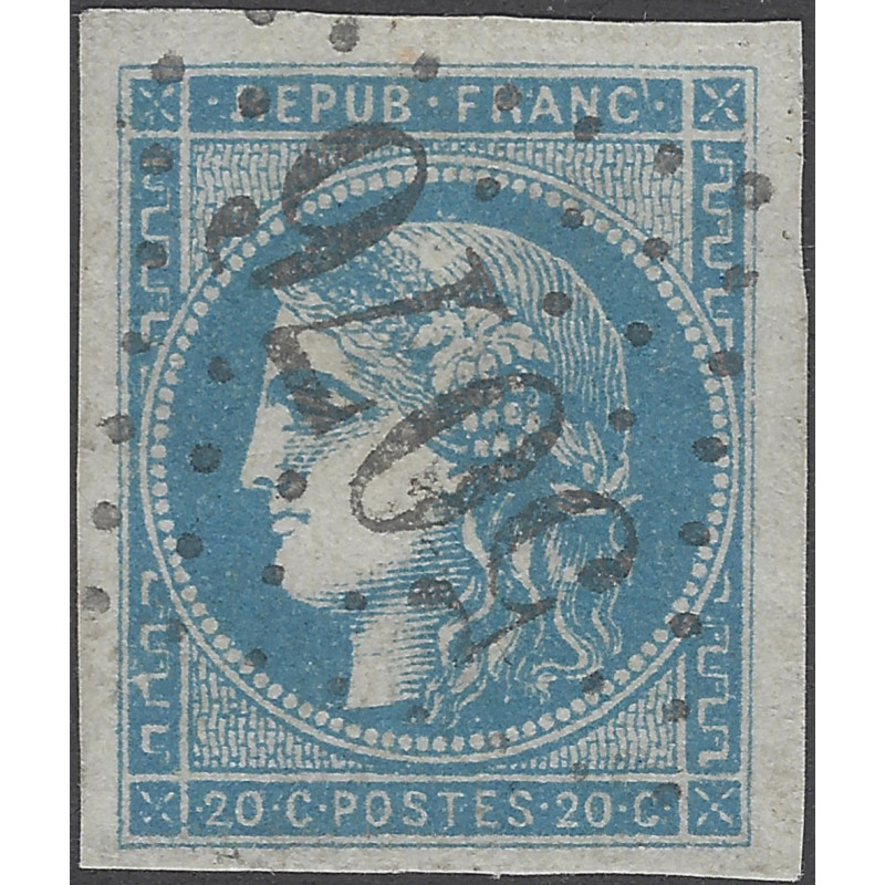 Bordeaux timbre de France N°45C oblitéré GC 5076.