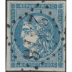 Bordeaux timbre de France N°45C oblitéré.