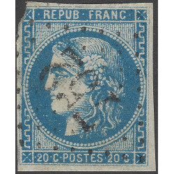Bordeaux timbre de France N°46B oblitéré GC 752.