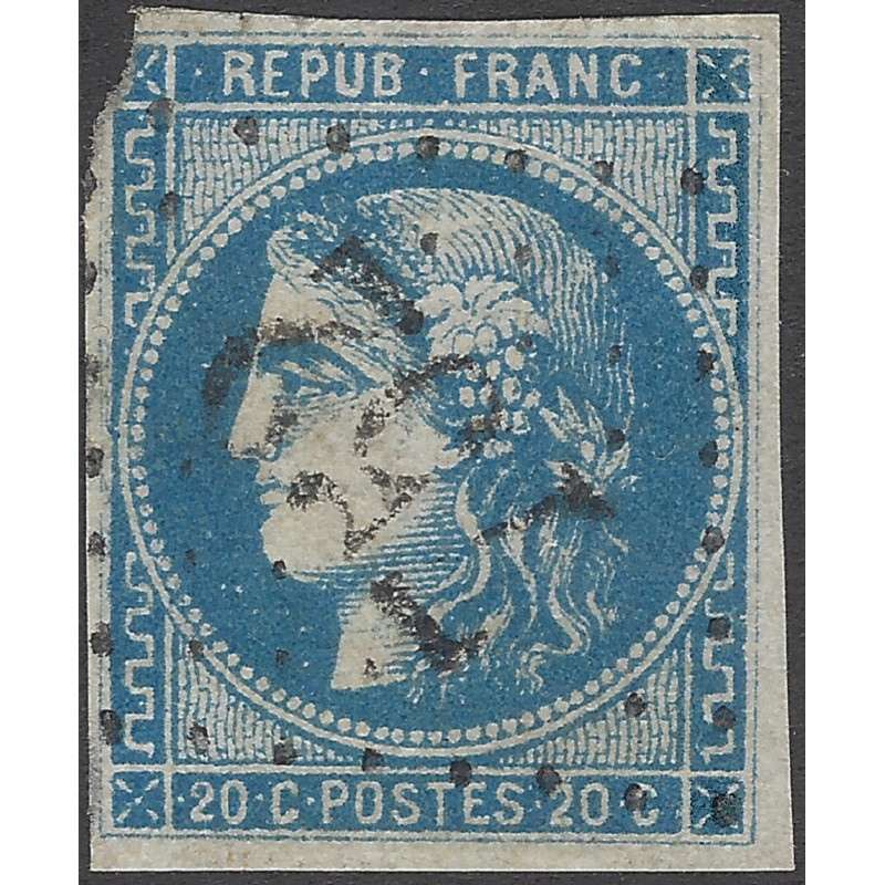Bordeaux timbre de France N°46B oblitéré GC 752.