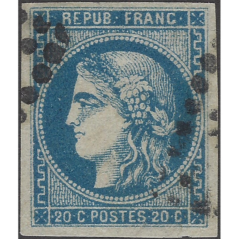 Bordeaux timbre de France N°46B oblitéré.