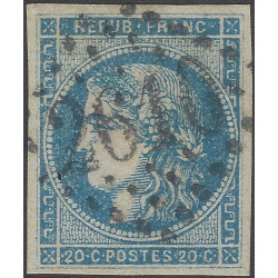 Bordeaux timbre de France N°45A oblitéré.