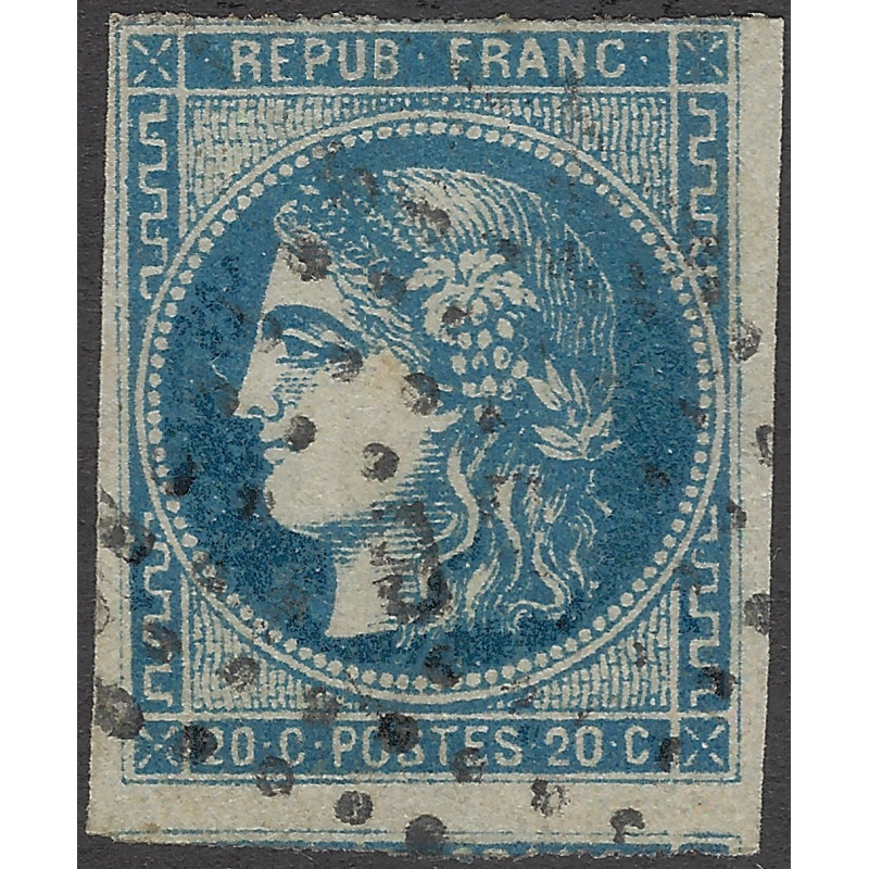 Bordeaux timbre de France N°46A oblitéré.