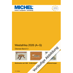 Catalogue Michel timbres Afrique de l'Ouest 2026 volume.