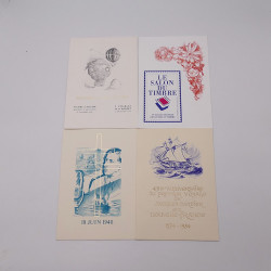 Vrac philatélique de timbres du monde neufs et oblitérés en un carton.