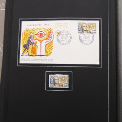Collection historique de timbres de France 1961-1963 complet en un album.
