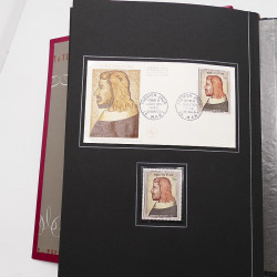 Collection historique de timbres de France 1964-1966 complet en un album.