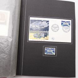 Collection historique de timbres de France 1964-1966 complet en un album.