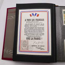 Collection historique de timbres de France 1964-1966 complet en un album.