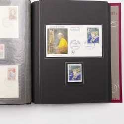 Collection historique de timbres de France 1964-1966 complet en un album.