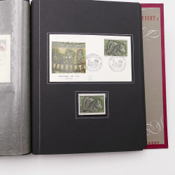 Collection historique de timbres de France 1964-1966 complet en un album.