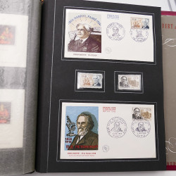 Collection historique de timbres de France 1964-1966 complet en un album.