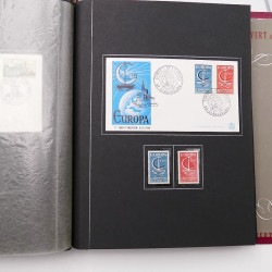 Collection historique de timbres de France 1964-1966 complet en un album.