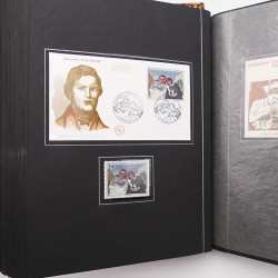 Collection historique de timbres de France 1964-1966 complet en un album.