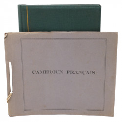 Lot de timbres de Cameroun Français neufs et oblitérés en deux albums.