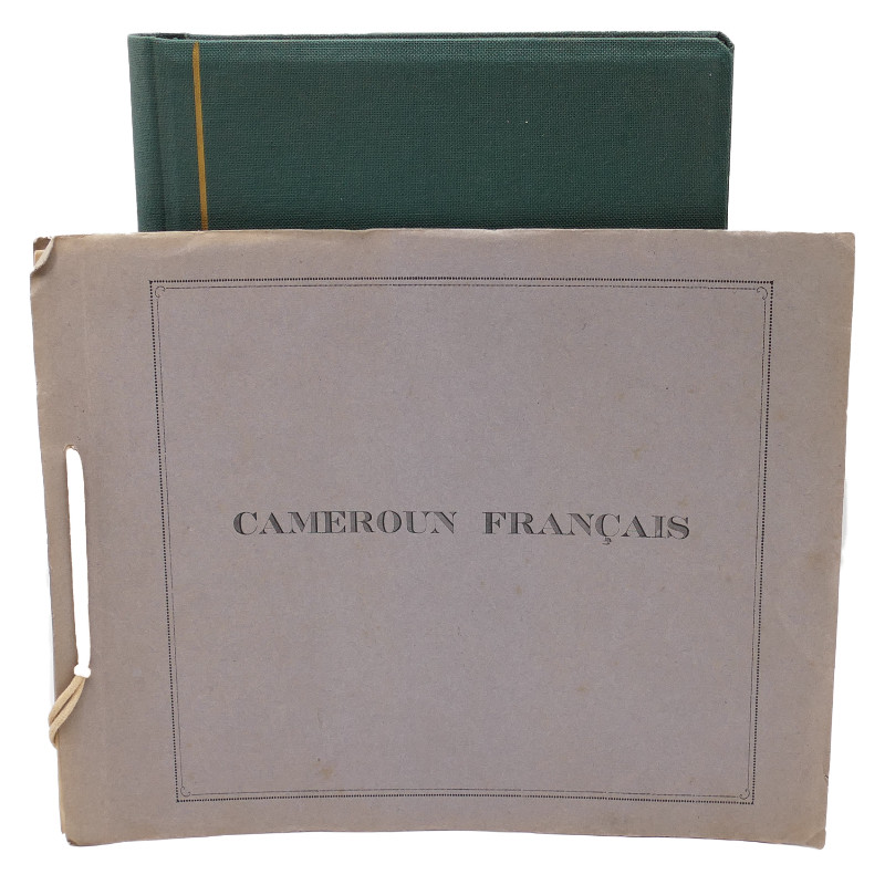 Lot de timbres de Cameroun Français neufs et oblitérés en deux albums.