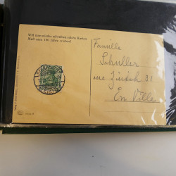 Lot de lettres, entiers postaux de colonies françaises et monde en un album.