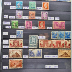 Collection de timbres de France 1849-1943 neufs et oblitérés en un album.
