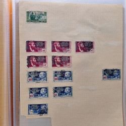 Lot de timbres d'anciennes colonies françaises neufs et oblitérés.