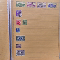 Lot de timbres d'anciennes colonies françaises neufs et oblitérés.