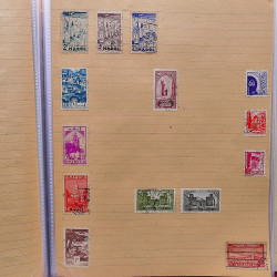 Lot de timbres d'anciennes colonies françaises neufs et oblitérés.