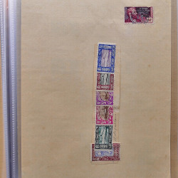 Lot de timbres d'anciennes colonies françaises neufs et oblitérés.