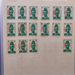 Lot de timbres d'anciennes colonies françaises neufs et oblitérés.