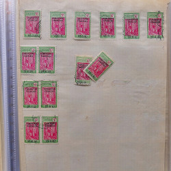 Lot de timbres d'anciennes colonies françaises neufs et oblitérés.
