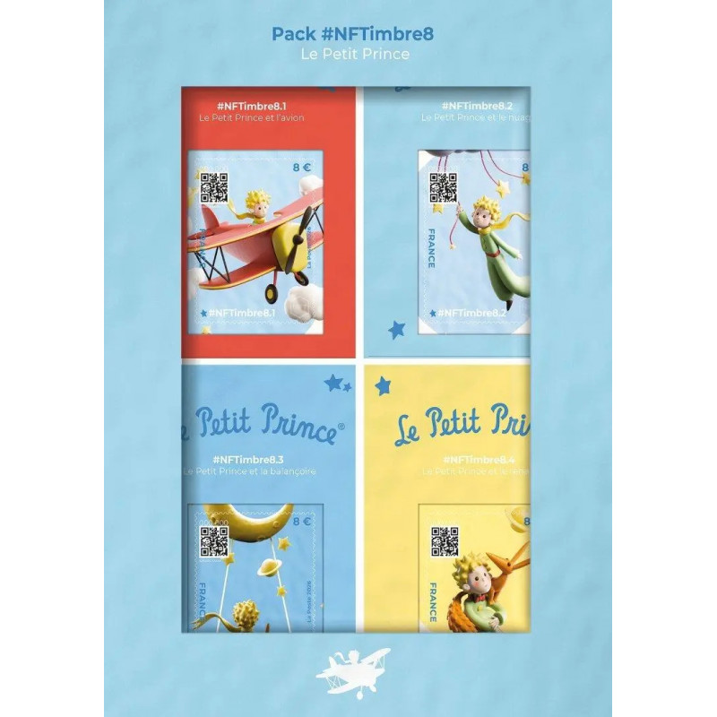 Feuillets crypto NFTimbre8 Pack Le Petit Prince.