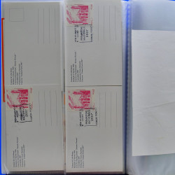 Vrac philatélique de timbres du monde neufs et oblitérés en un carton.