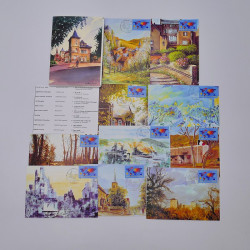 Vrac philatélique de timbres du monde neufs et oblitérés en un carton.