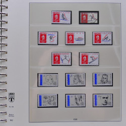 Vrac philatélique de timbres du monde neufs et oblitérés en un carton.