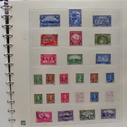 Collection timbres de Canada 1870-1992 neufs et oblitérés en un album.