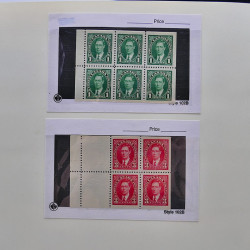 Collection timbres de Canada 1870-1992 neufs et oblitérés en un album.