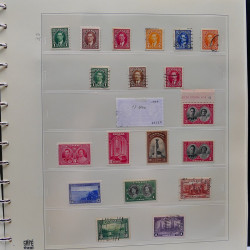 Collection timbres de Canada 1870-1992 neufs et oblitérés en un album.