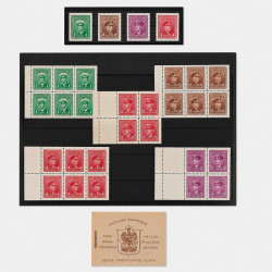 Collection timbres de Canada 1870-1992 neufs et oblitérés en un album.