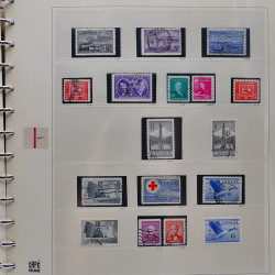 Collection timbres de Canada 1870-1992 neufs et oblitérés en un album.
