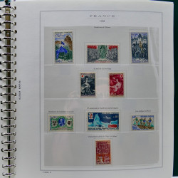 Collection timbres de France 1961-1977 neufs** complet en album Marini.