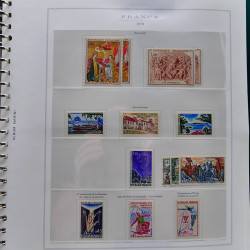 Collection timbres de France 1961-1977 neufs** complet en album Marini.