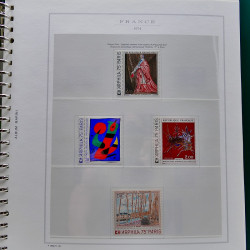 Collection timbres de France 1961-1977 neufs** complet en album Marini.