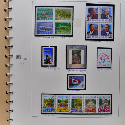 Collection timbres de Canada 1991-1999 neufs en album SAFE.