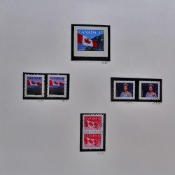 Collection timbres de Canada 1991-1999 neufs en album SAFE.