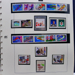 Collection timbres de Canada 1991-1999 neufs en album SAFE.