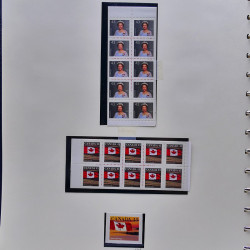 Collection timbres de Canada 1991-1999 neufs en album SAFE.